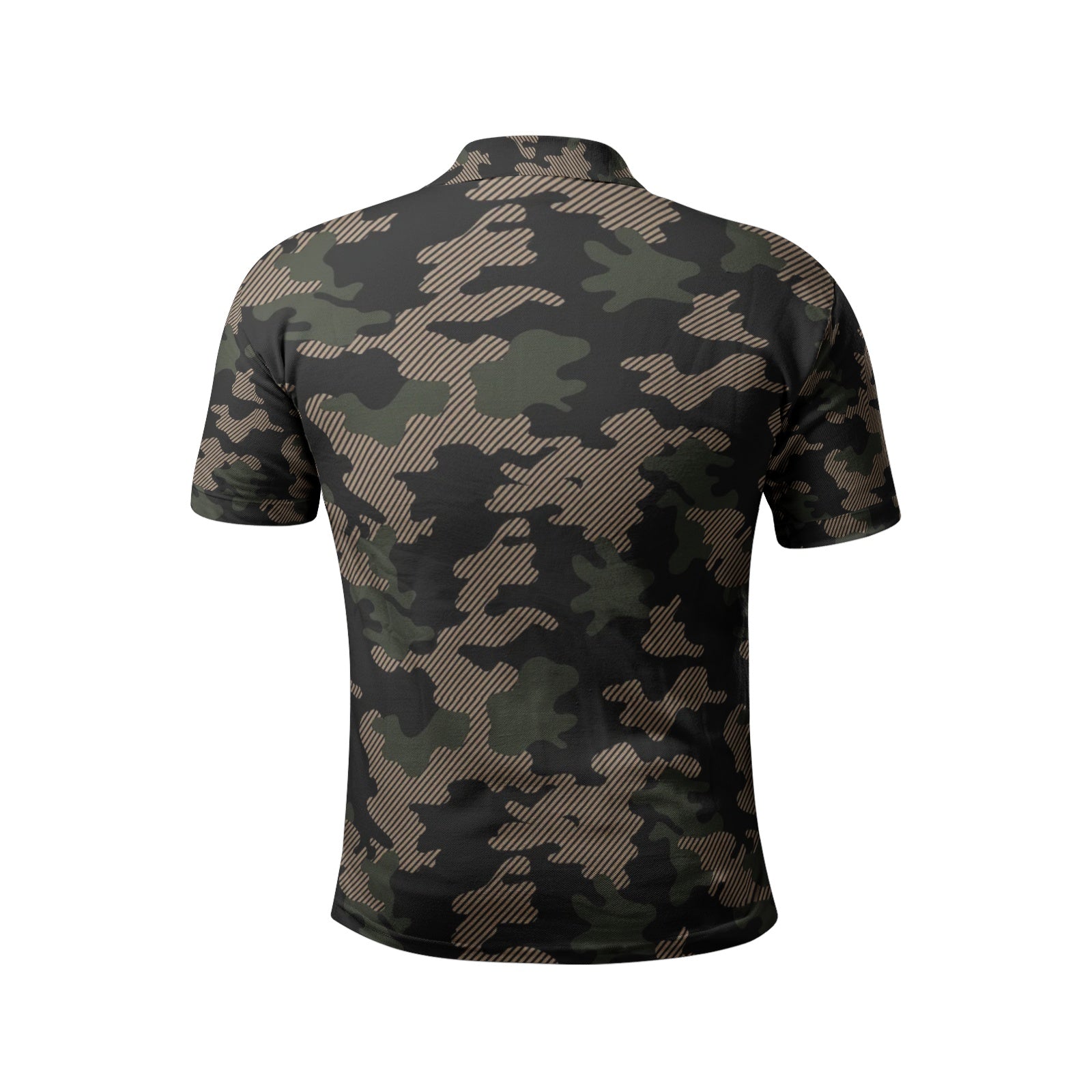 Green Camo Golf Shirt | Military Green Camouflage