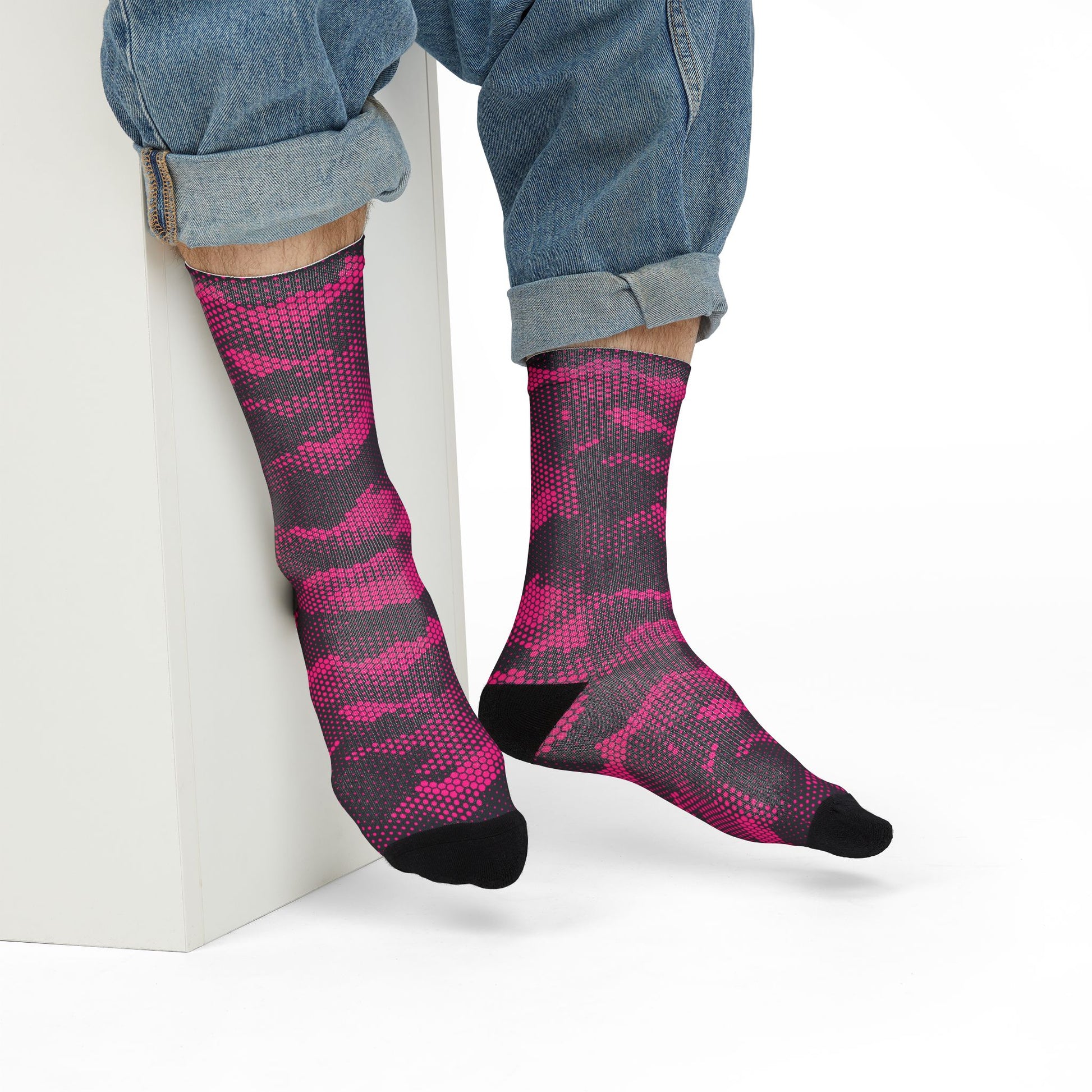 Camo Socks | Digital Pink | Sublimation Crew