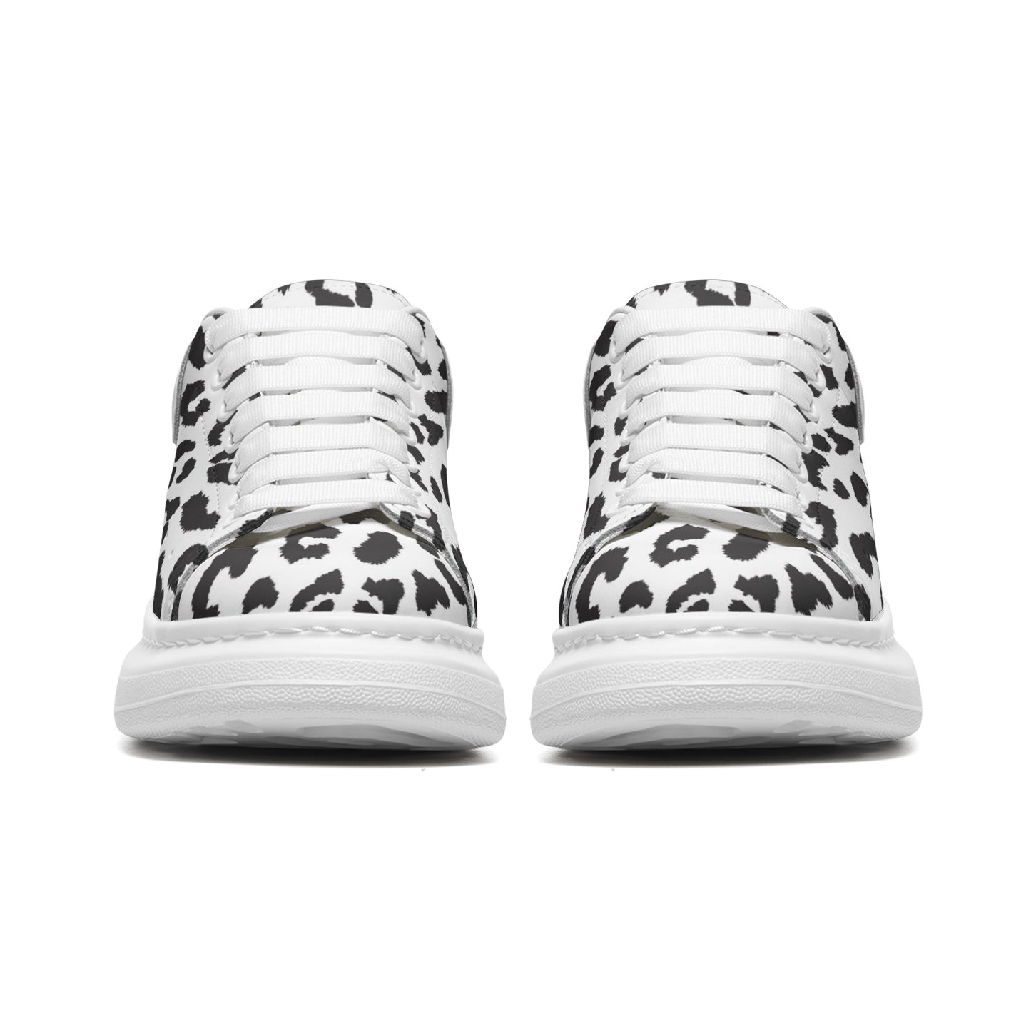 Leopard Sneakers | Oversized McQueens | Black and White