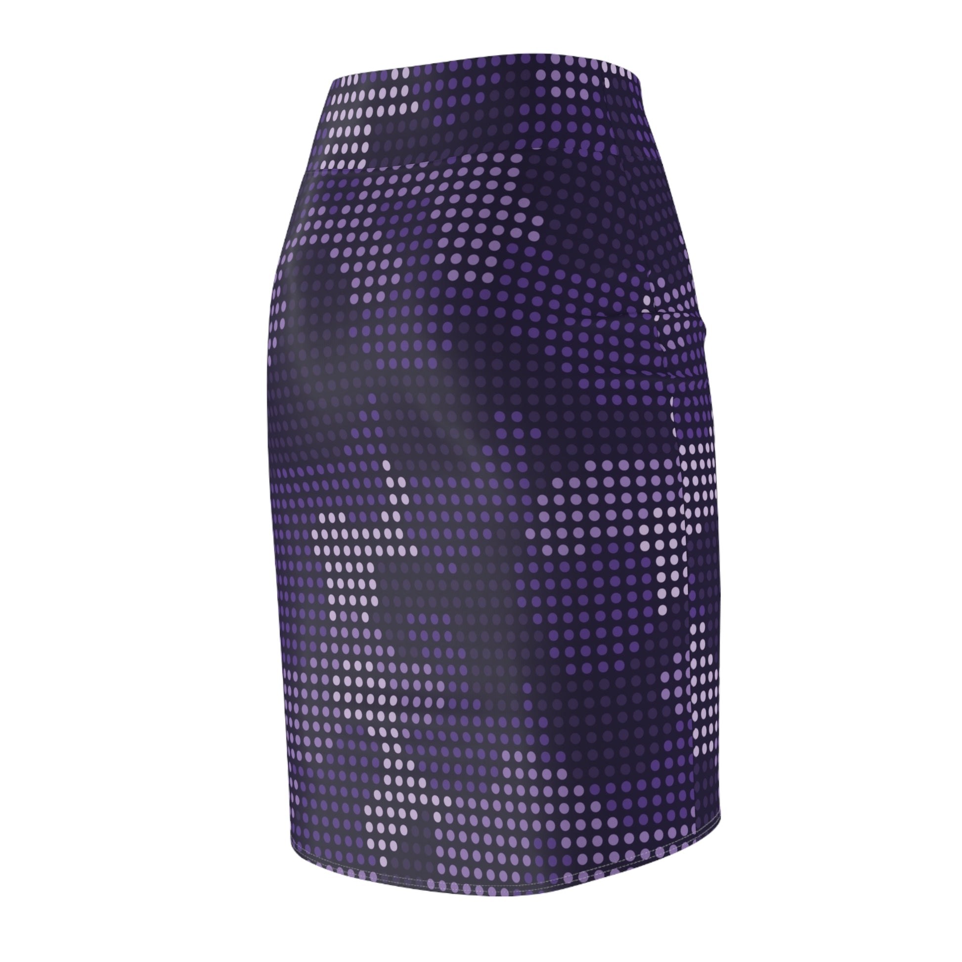 Camo Mini Skirt | Pencil Cut | Blue LED