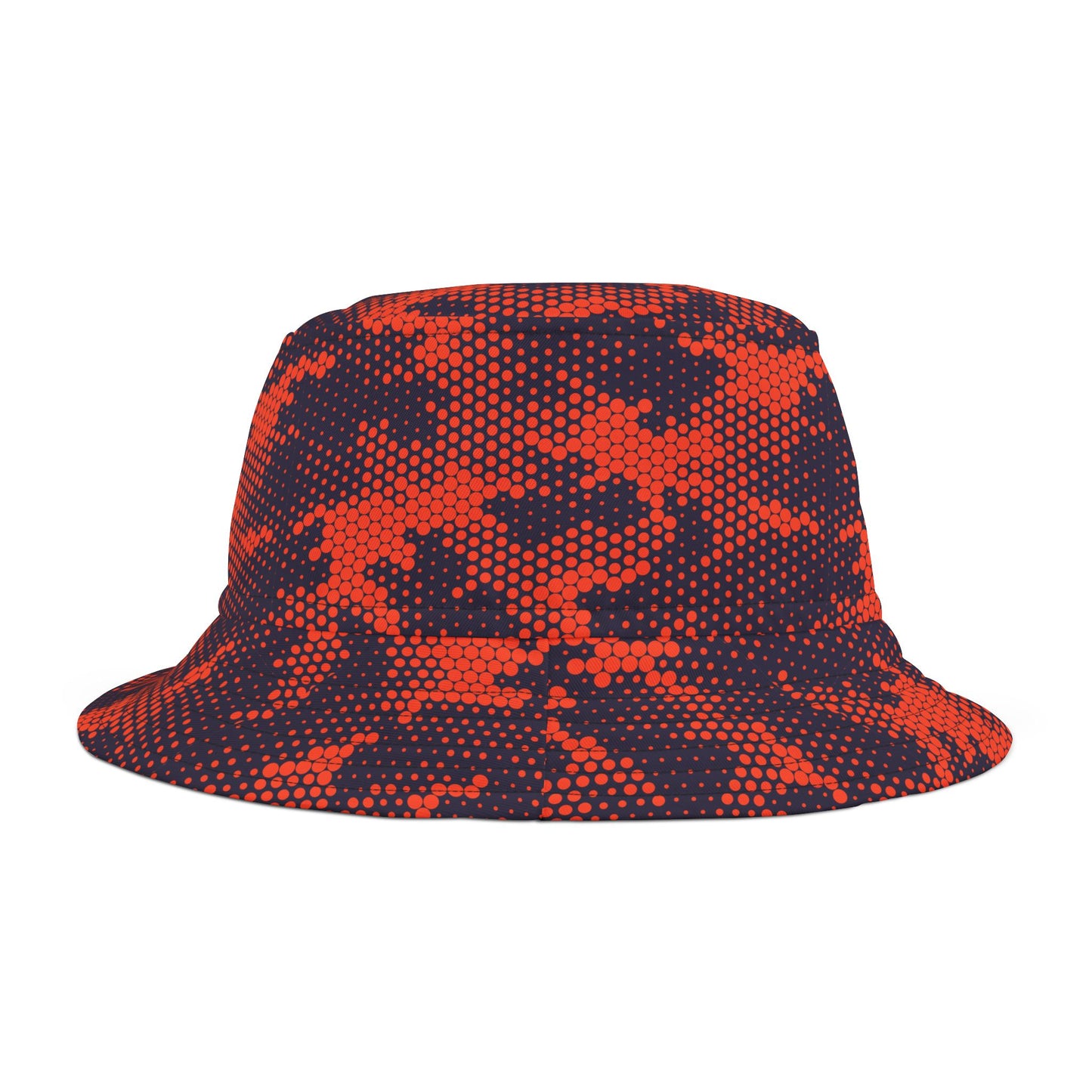 Camo Bucket Hat | Orange & Blue Camouflage