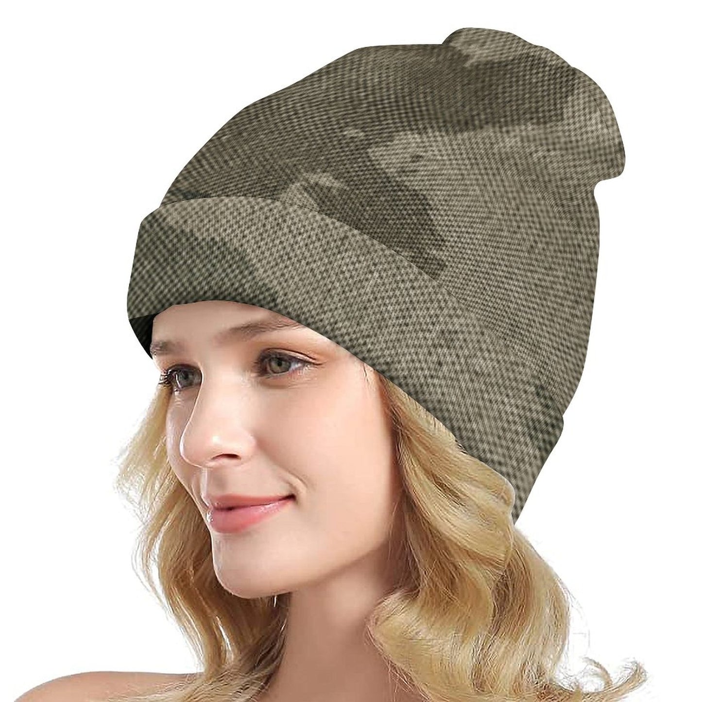 Camo Beanie | Dirty Old Brown Camouflage