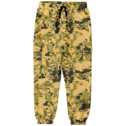 Desert Green Camo Cargo Pants | Unisex