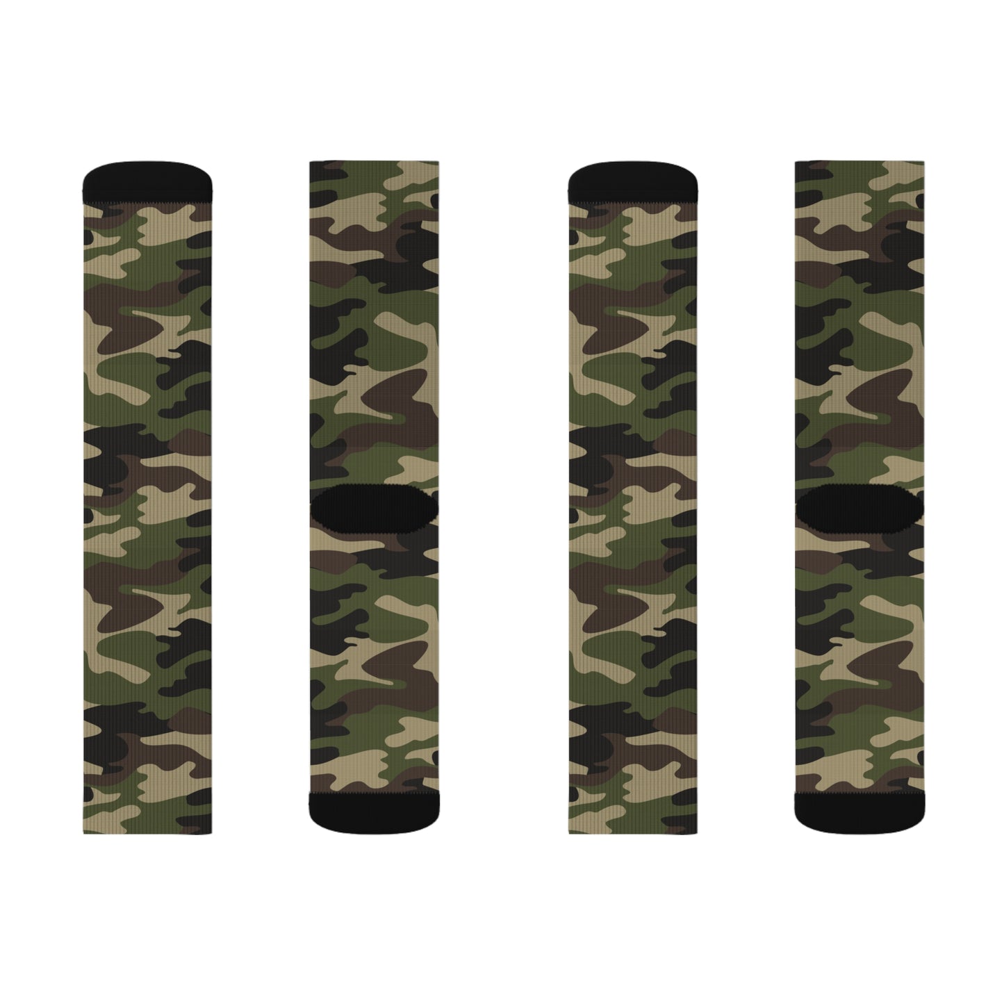 Camo Socks | Classic Green Camouflage