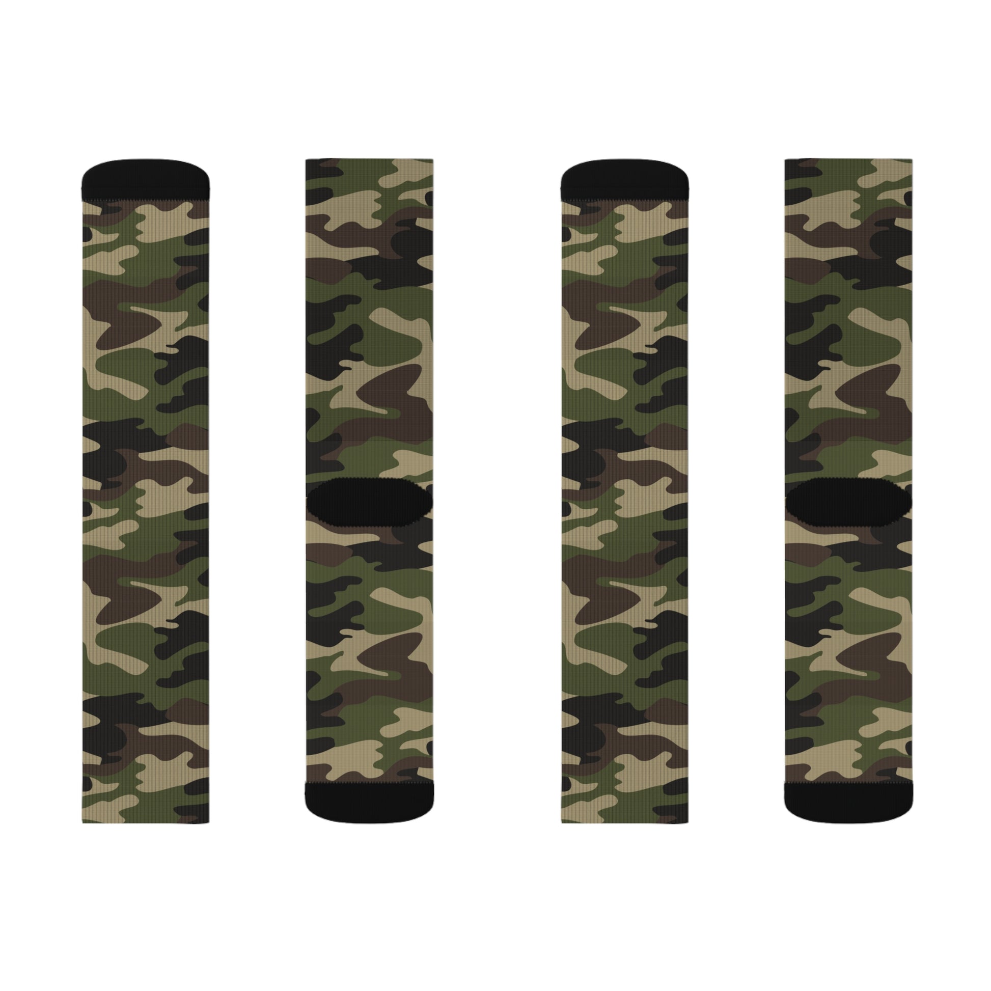 Camo Socks | Classic Green Camouflage