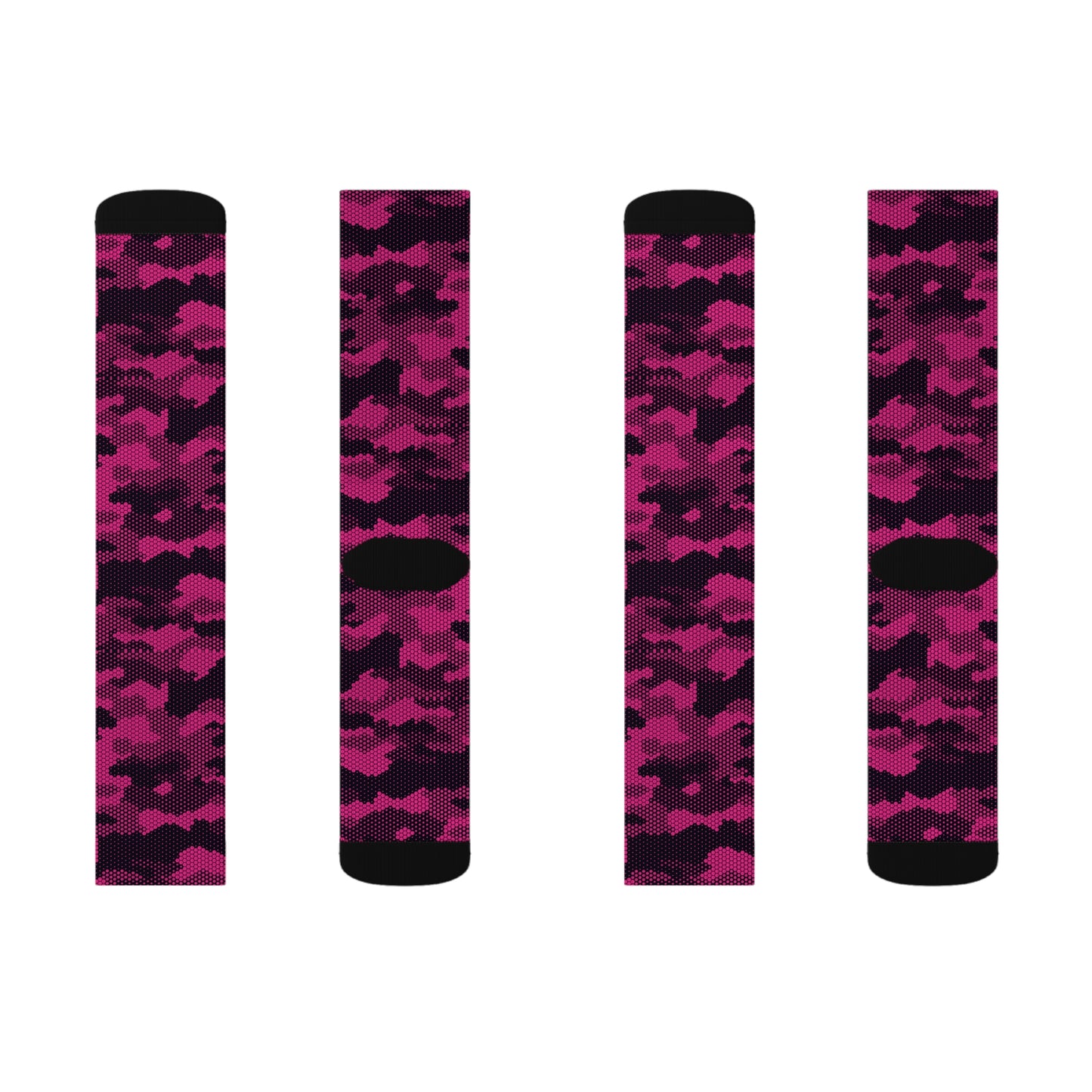 Camo Socks | Digital Pink Camouflage