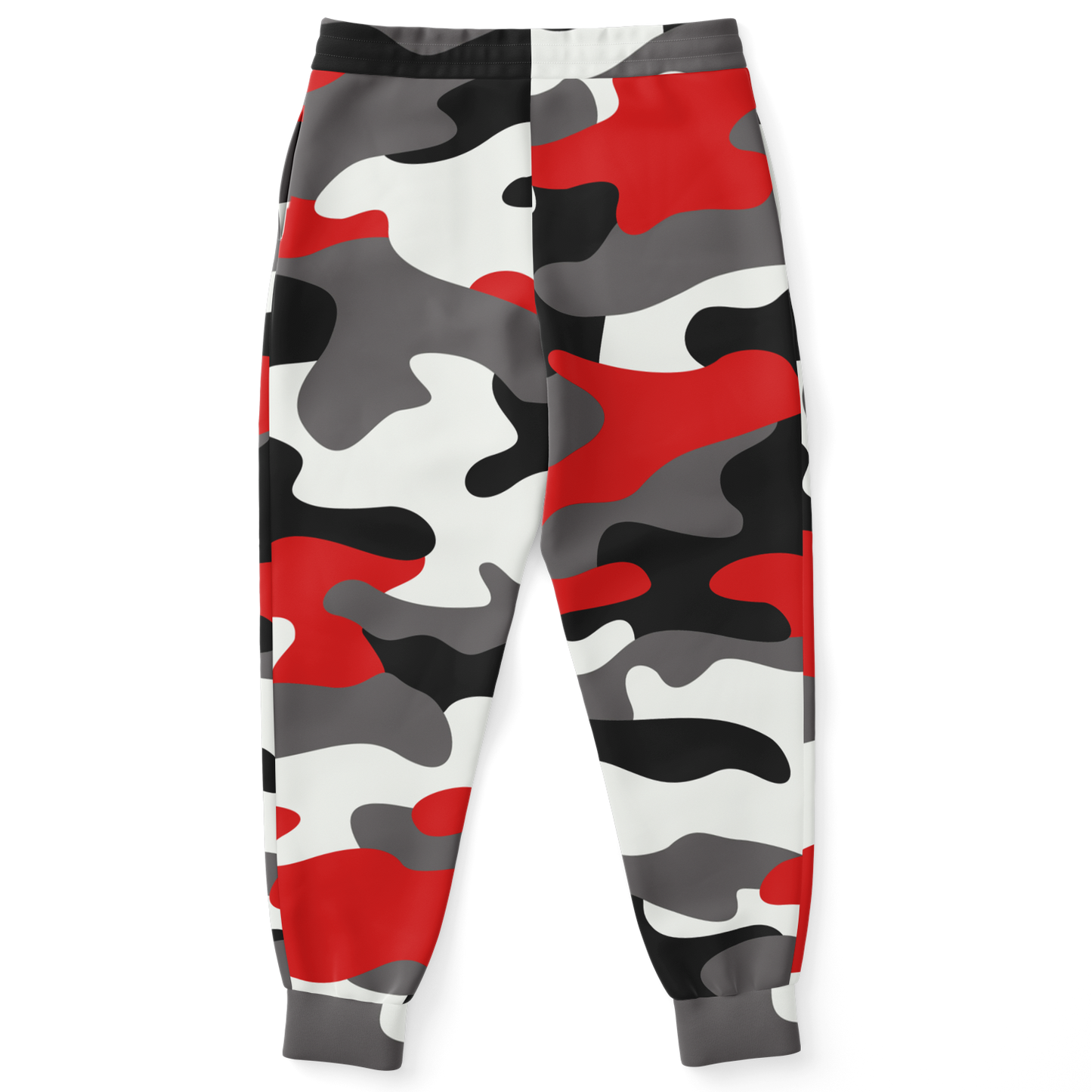 Camo Joggers | Unisex | Red, Black & White