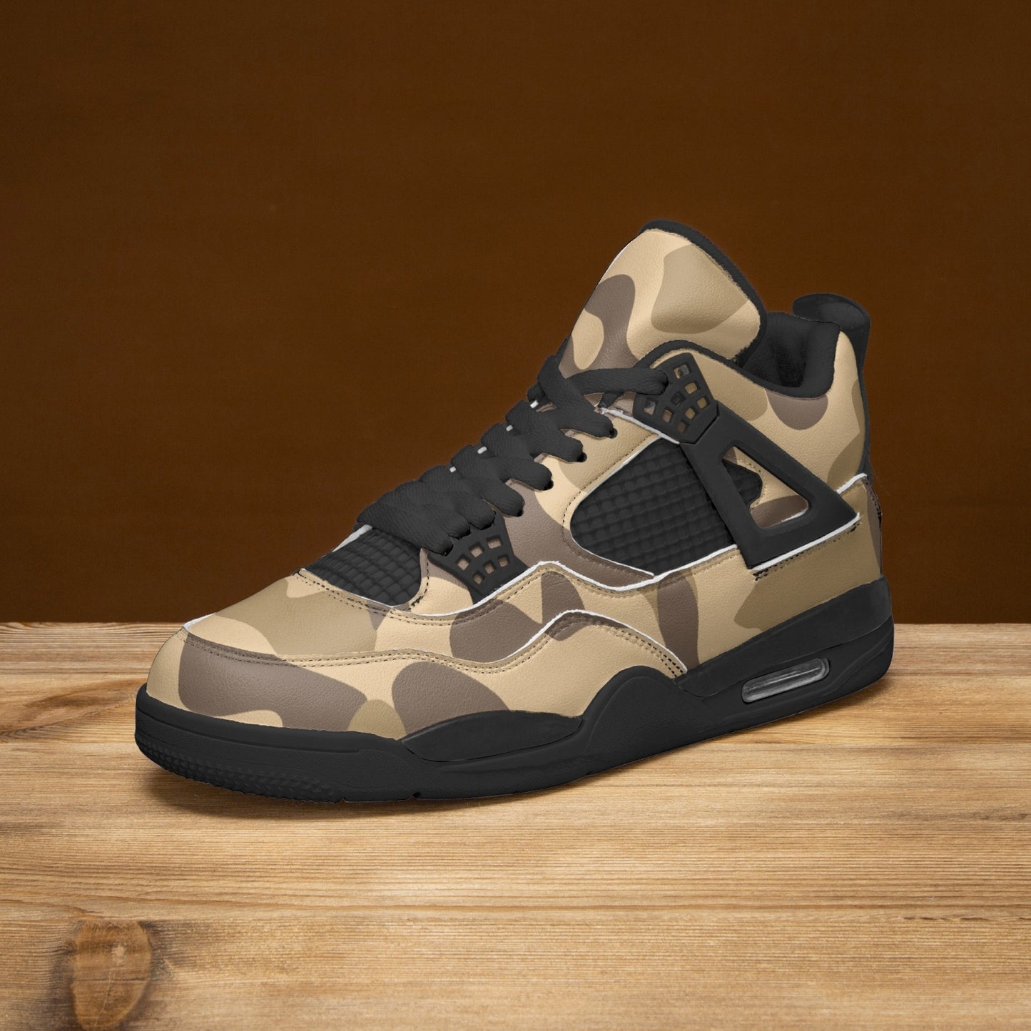 Camo Jordans AJ4 | Khaki Camouflage