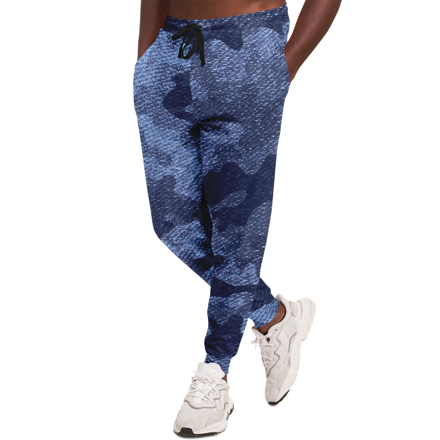 Camo Joggers | Unisex | Denim Blue