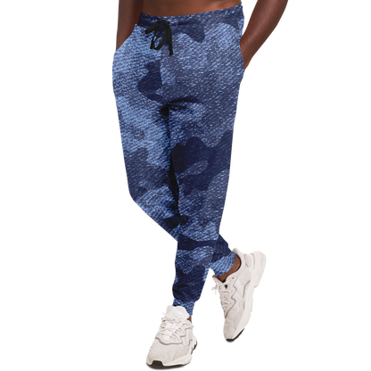 Camo Joggers | Unisex | Denim Blue