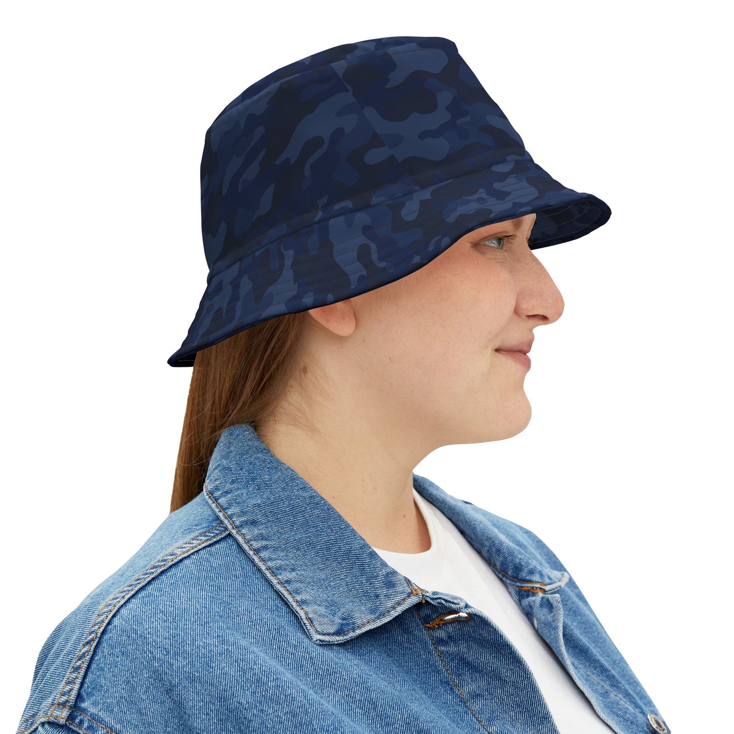 Camo Bucket Hat | Deep Blue Camouflage