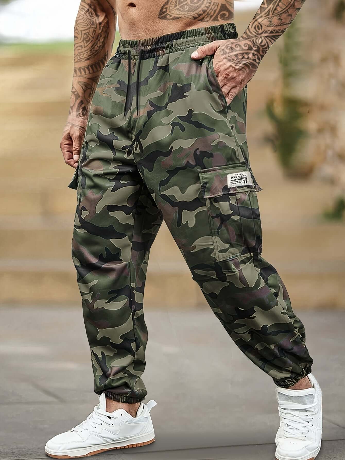 Mens camo sweatpants sale