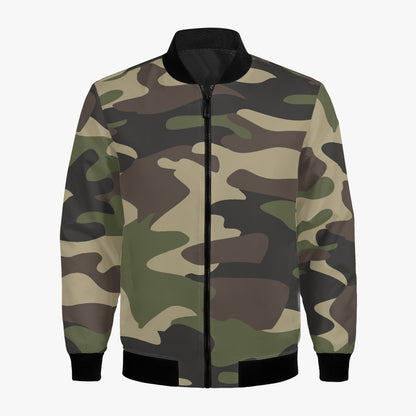 Women's Camo Bomber Jacket | Classic Green Camouflage