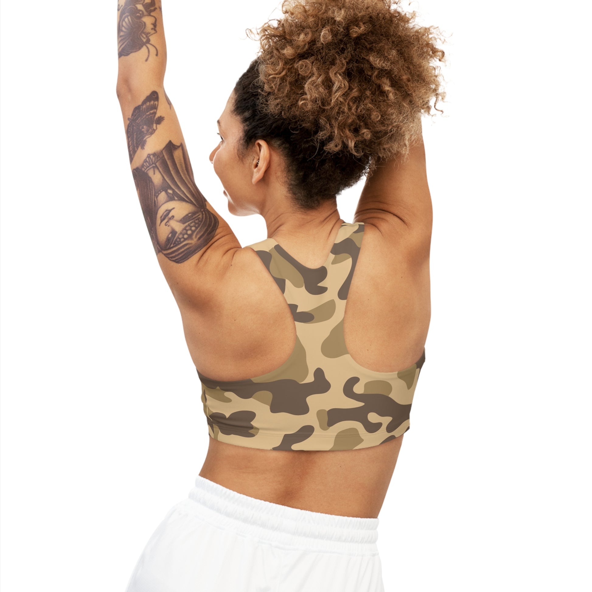 Camo Bra | Khaki Sports Camouflage