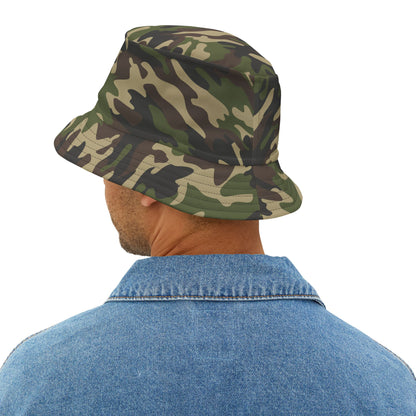 Camo Bucket Hat | Classic Green Camouflage