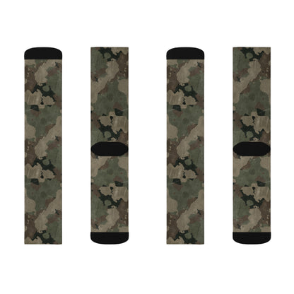 Camo Socks | Dirty Brown Camouflage