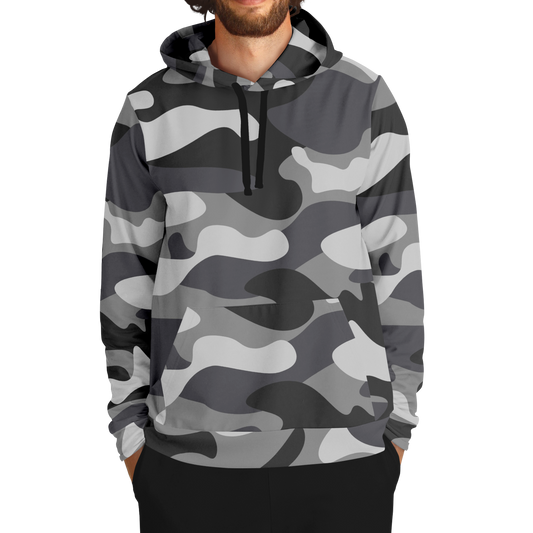 Dark Gray Camouflage Hoodie | Unisex