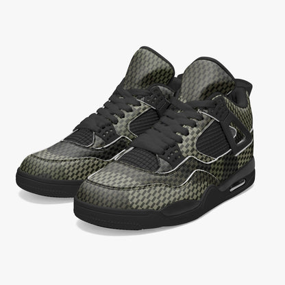 Brown Camo Jordans AJ4 | Digital Dotted Camouflage