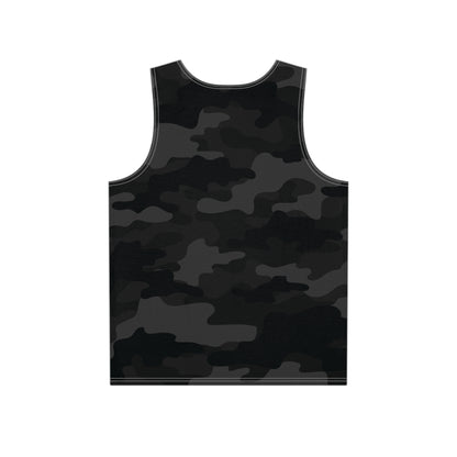 Men's Camo Tank Top | Black Camouflage | Loose Fit