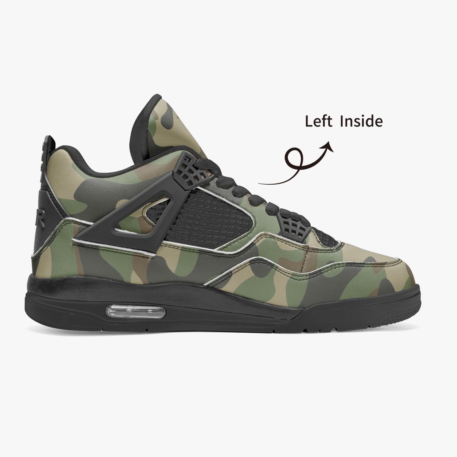 Camo Jordans AJ4 | Military Brown Camouflage