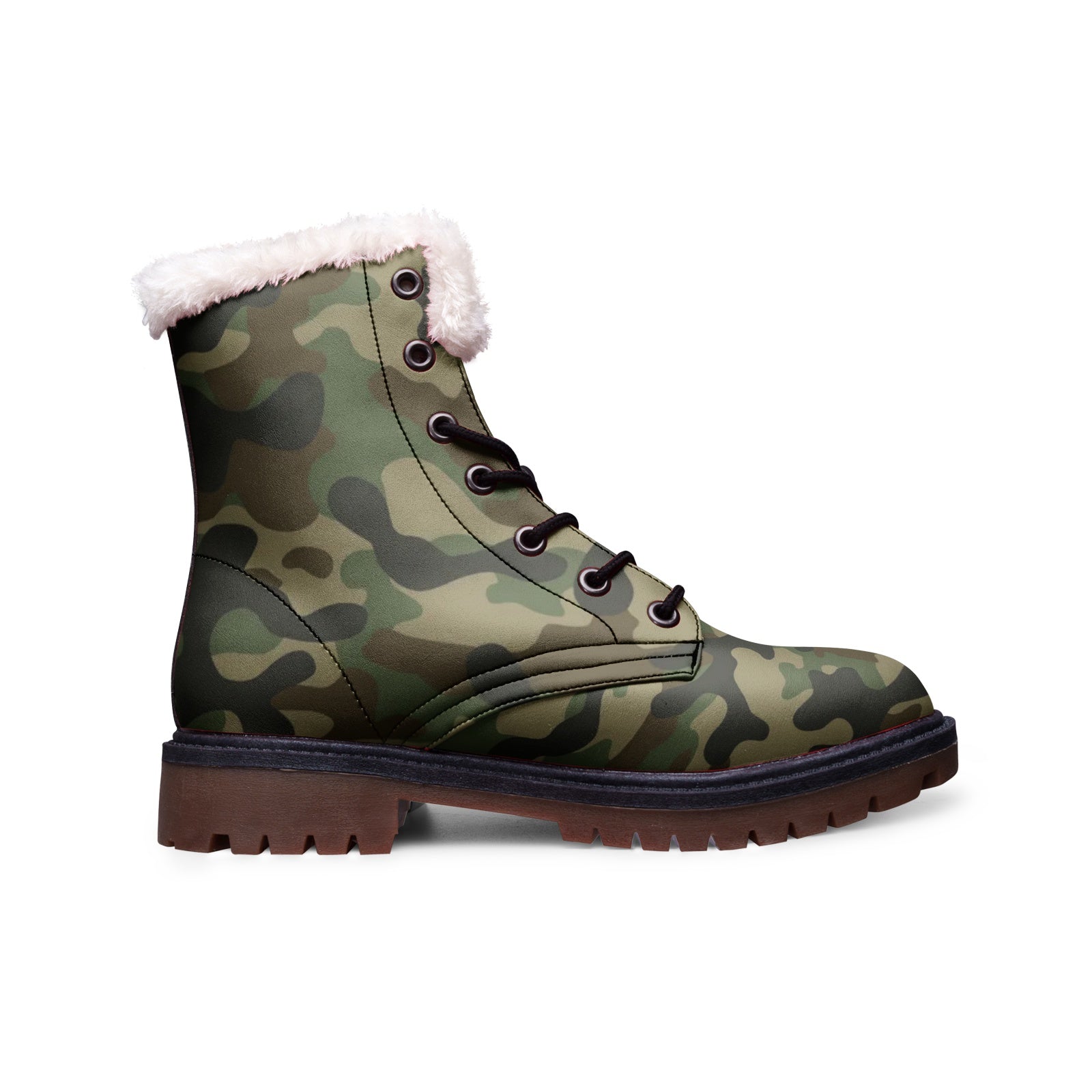 Snow Camo Boots | Military Brown Camouflage