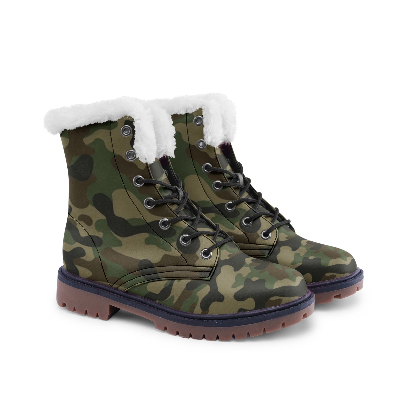 Snow Camo Boots | Military Brown Camouflage