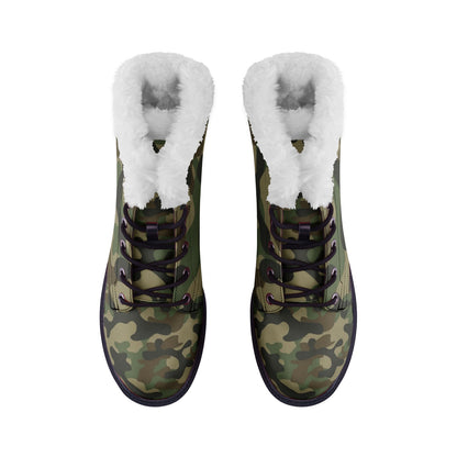 Snow Camo Boots | Military Brown Camouflage