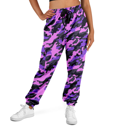 Pink Camo Cargo Pants | Black & Indigo | Unisex