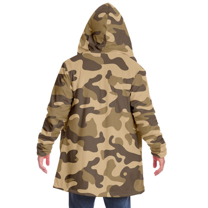 Camo Cloak | Khaki Camouflage | Microfleece