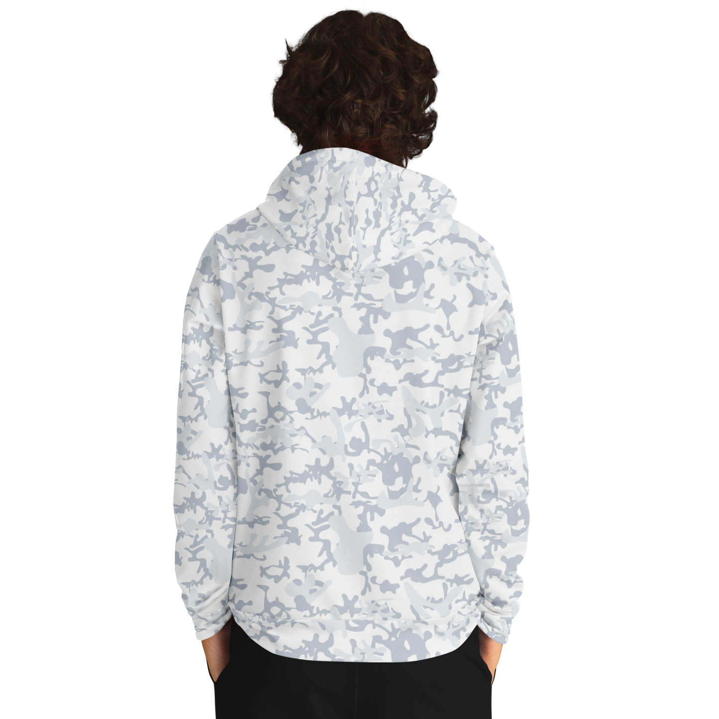 White Camo Hoodie | Army Snow Grunge