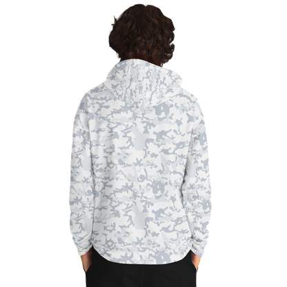 White Camo Hoodie | Army Snow Grunge