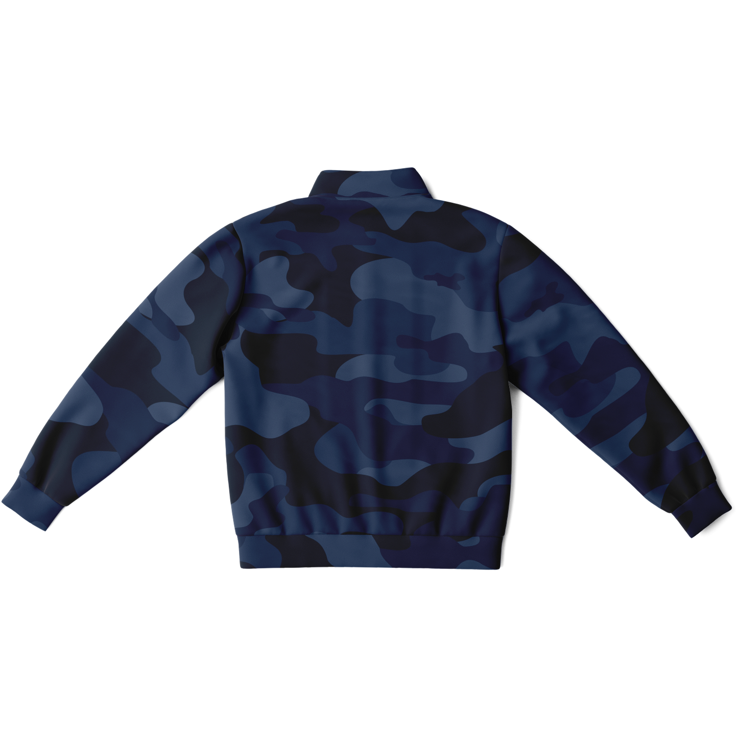 Camo Track Jacket | Deep Blue Camouflage