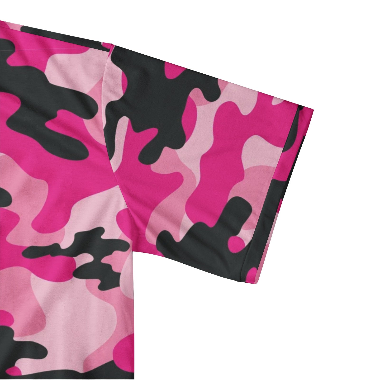 Pink Camo Golf Shirt | Candy, Black, & Cerise Camouflage