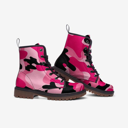 Pink Camo Boots | Candy, Black, & Cerise Mixed Camouflage