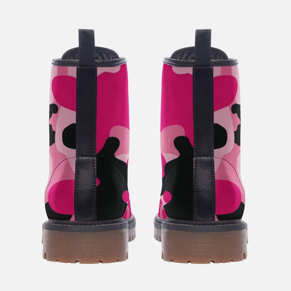 Pink Camo Boots | Candy, Black, & Cerise Mixed Camouflage