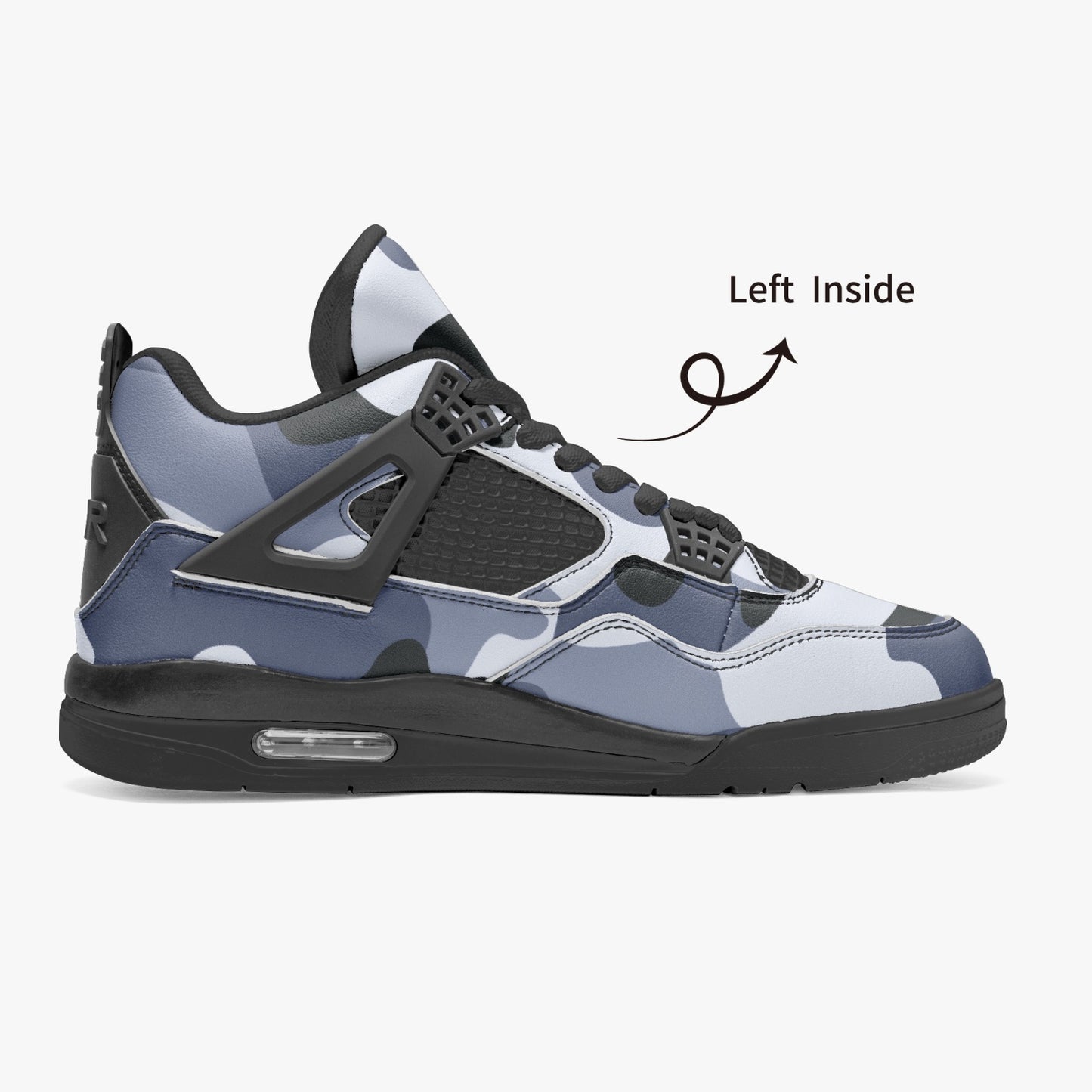 Camo Jordans AJ4 | Light Blue Camouflage