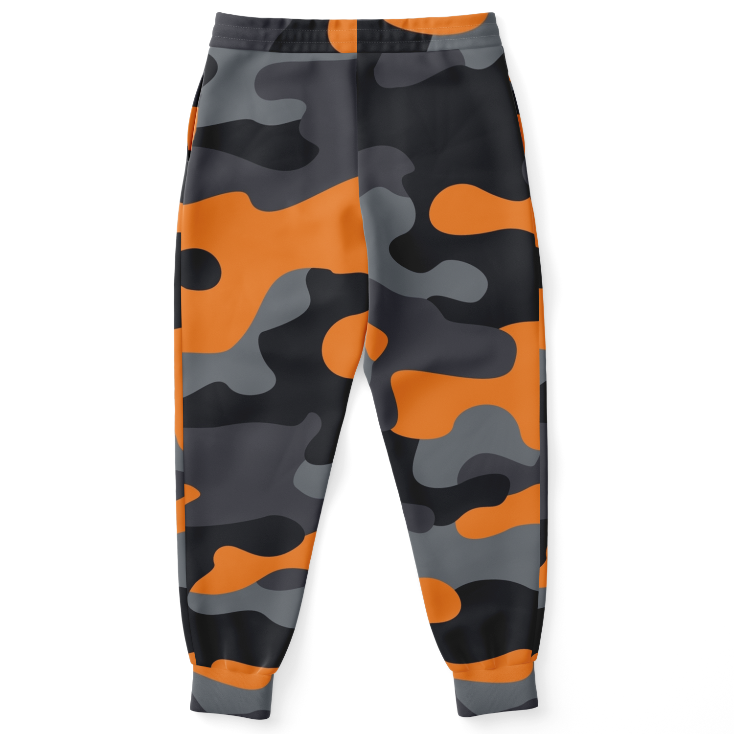 Camo Joggers | Unisex | Orange, Black & Gray