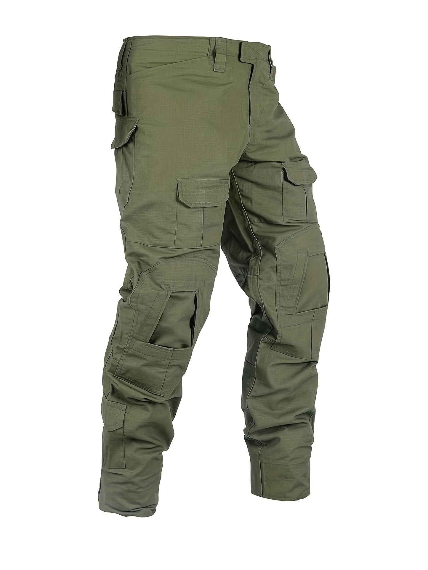 Men's Tactical Camo Cargo Pants | Non-Stretch | Black Khaki