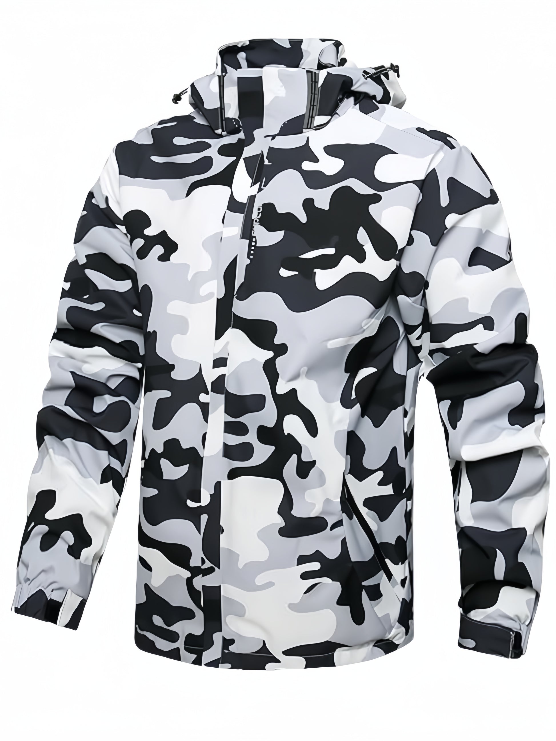 Men's Camo Windbreaker Jacket | Waterproof, Warm & Stylish