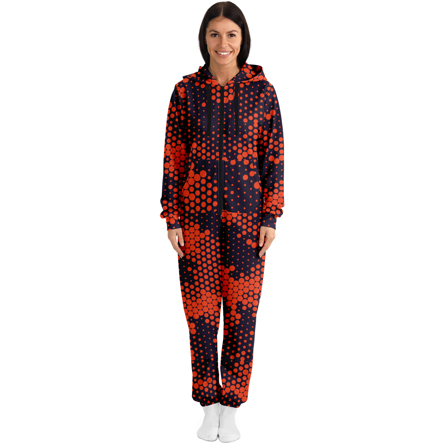 Camo Onesie | Orange and Blue Digital Camouflage