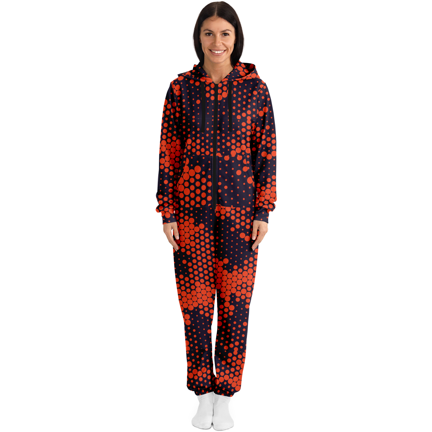 Camo Onesie | Orange and Blue Digital Camouflage