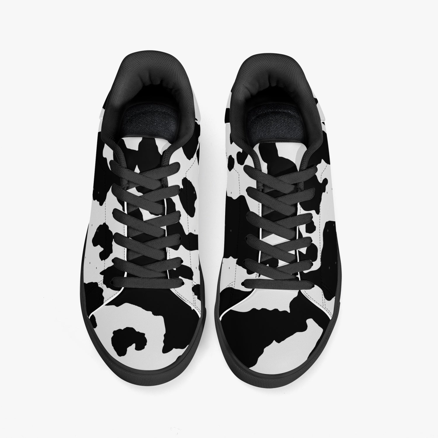 Camo Sneakers | Classic Low-Top Leather | Black & White