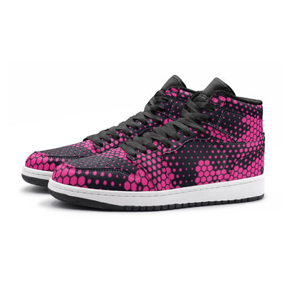 Camo Sneakers | High-Top | Pink Digital Camouflage