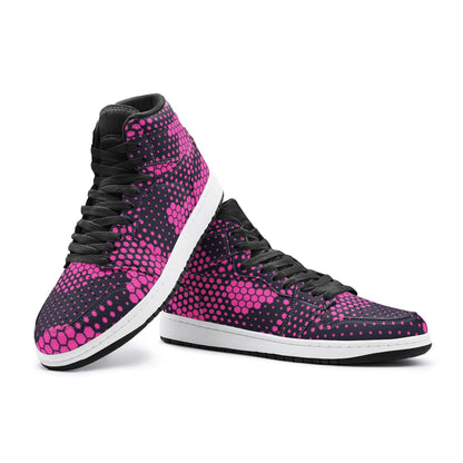 Camo Sneakers | High-Top | Pink Digital Camouflage