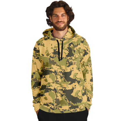 Green Camo Hoodie | Watercolor Desert Camouflage