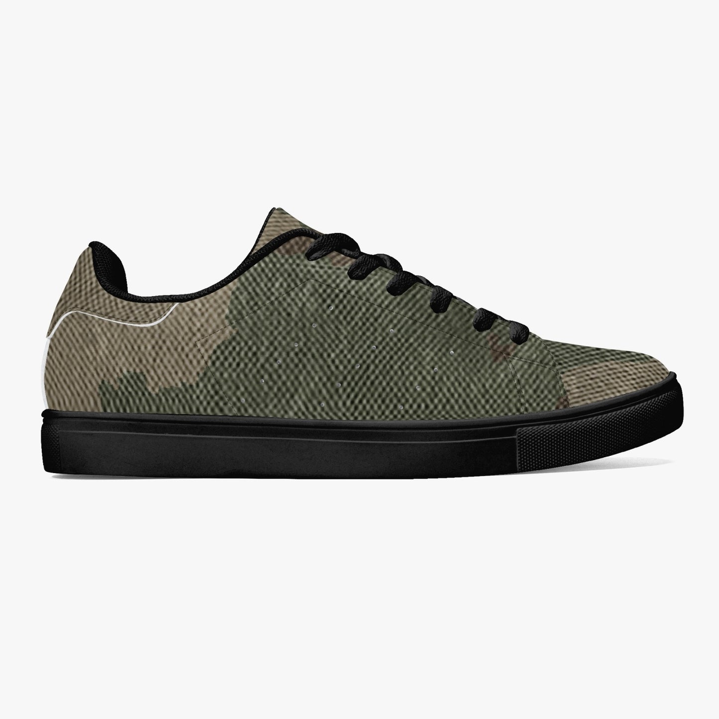 Camo Sneakers | Classic Low-Top Leather | Dirty Brown