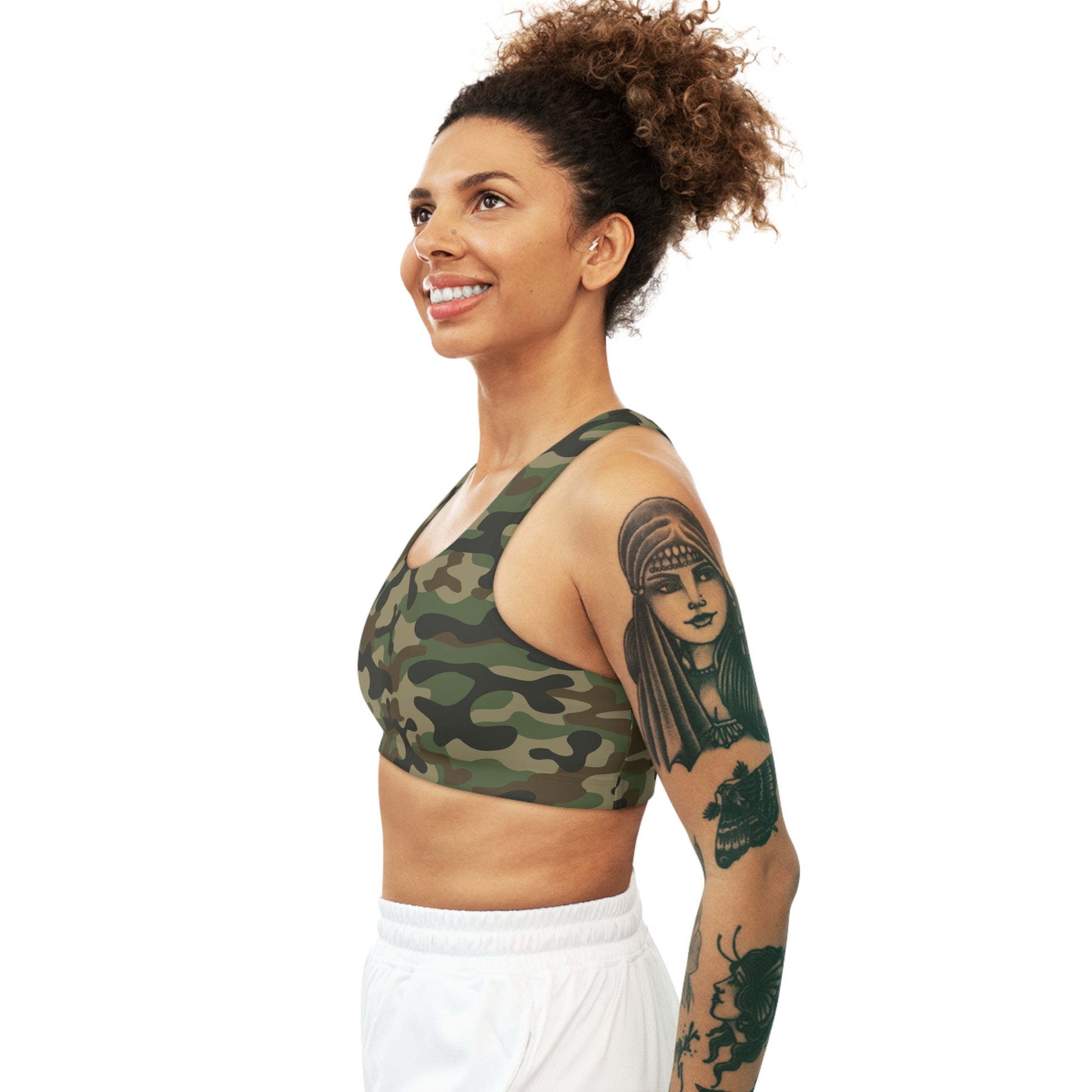 Camo Bra | Military Brown Camouflage