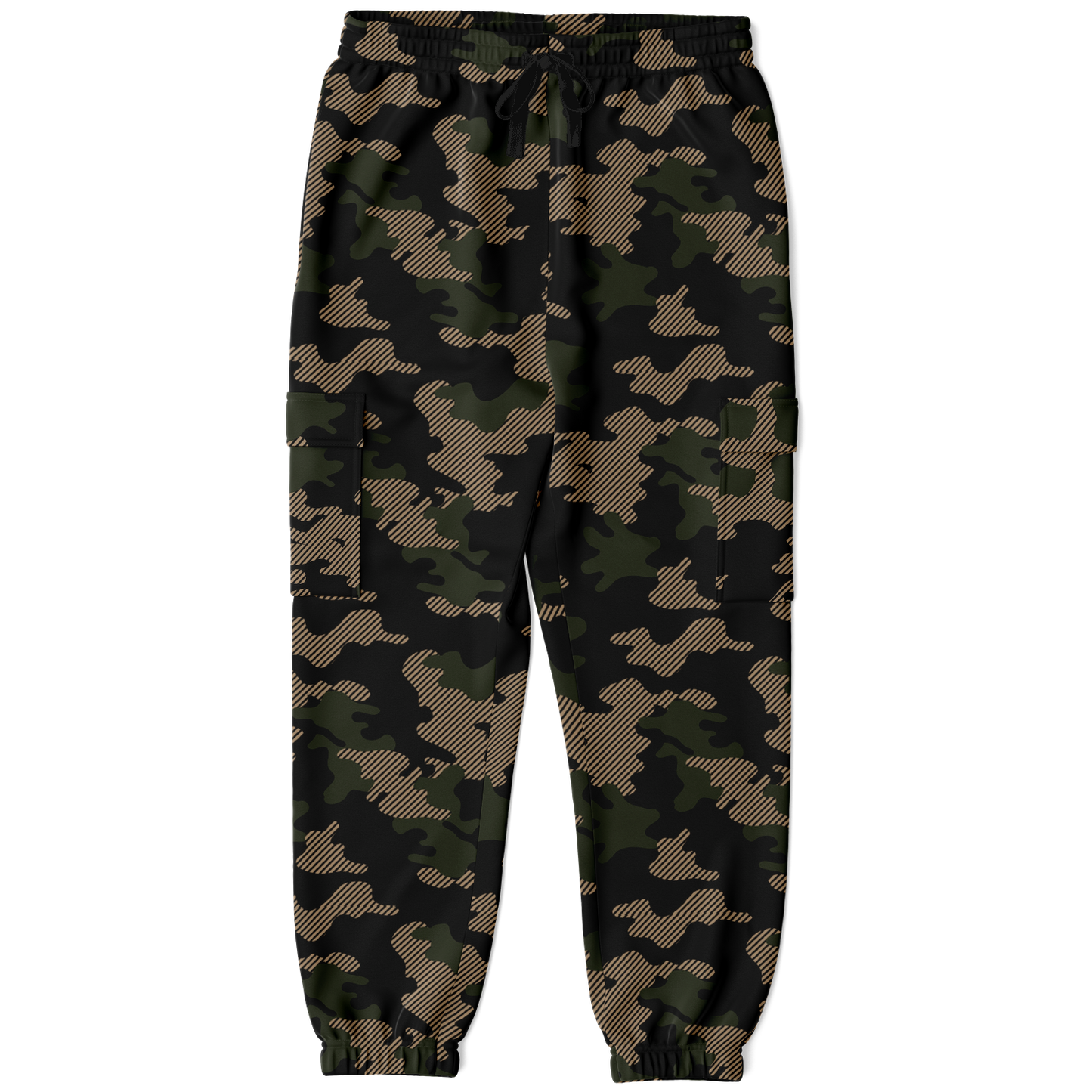 Pantalones cargo de camuflaje verde | Camuflaje negro y jungla oscura