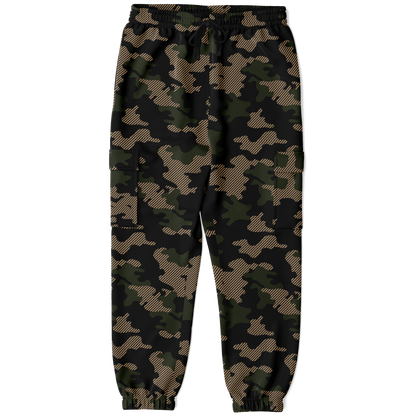 Pantalones cargo de camuflaje verde | Camuflaje negro y jungla oscura