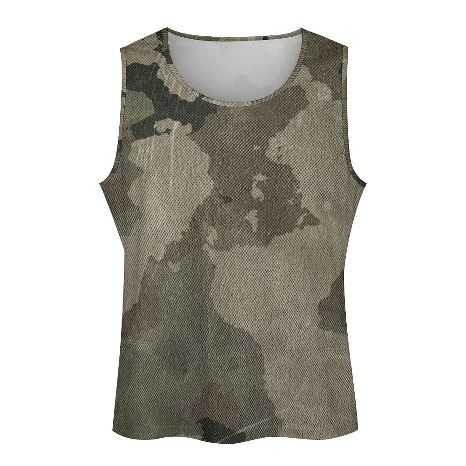 Camo Tank Top | Dirty Old Brown Camouflage